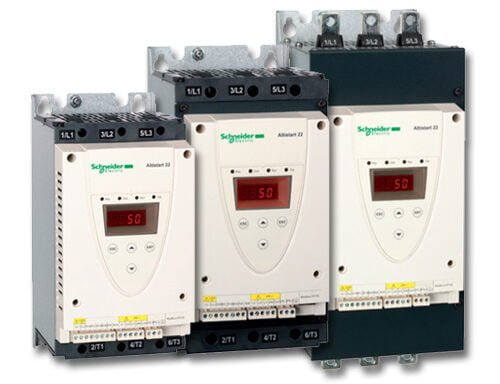 Schneider soft starter motor